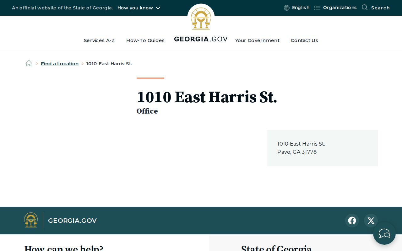 Pavo court docket official City Hall location